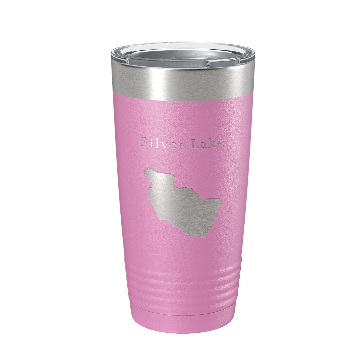 Silver Lake Map Tumbler Travel Mug Insulated Laser Engraved Coffee Cup Maine 20 oz-14