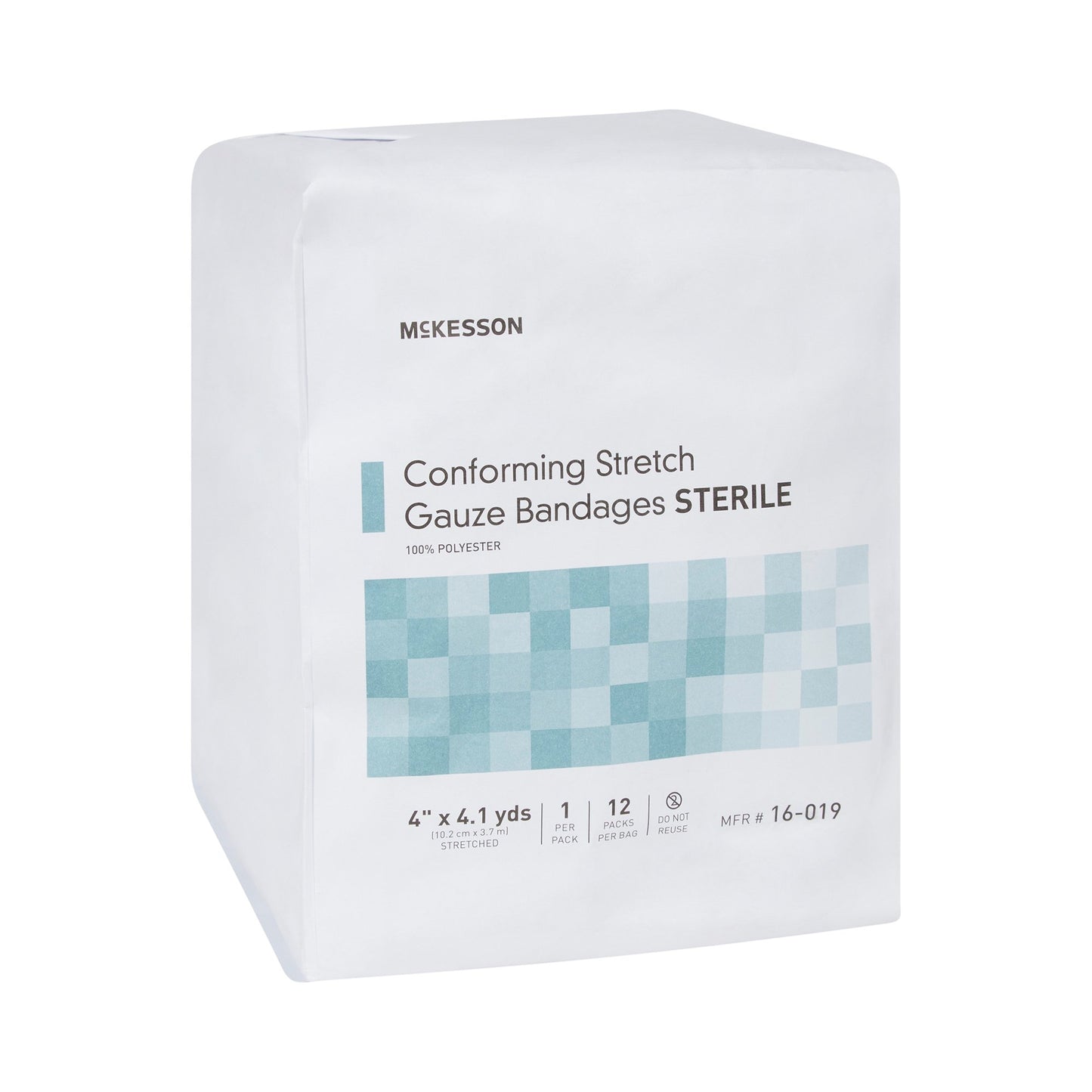 Conforming Bandage McKesson 4 Inch X 4-1/10 Yard Sterile 1 per Pack