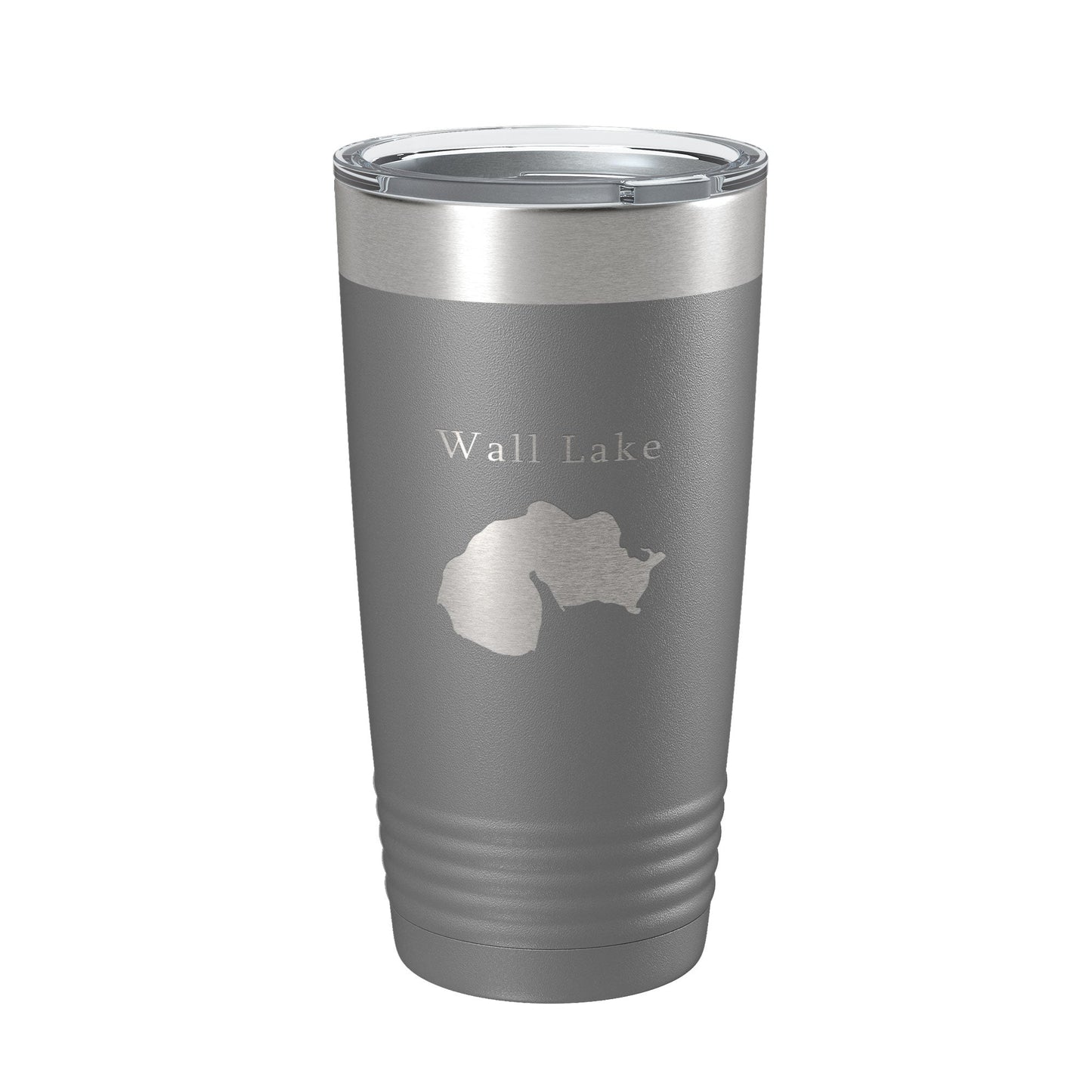 Wall Lake Map Tumbler Travel Mug Insulated Laser Engraved Coffee Cup Michigan 20 oz-16