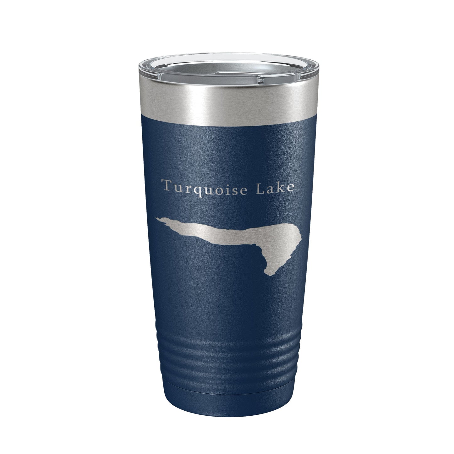 Turquoise Lake Map Tumbler Travel Mug Insulated Laser Engraved Coffee Cup Colorado 20 oz-8