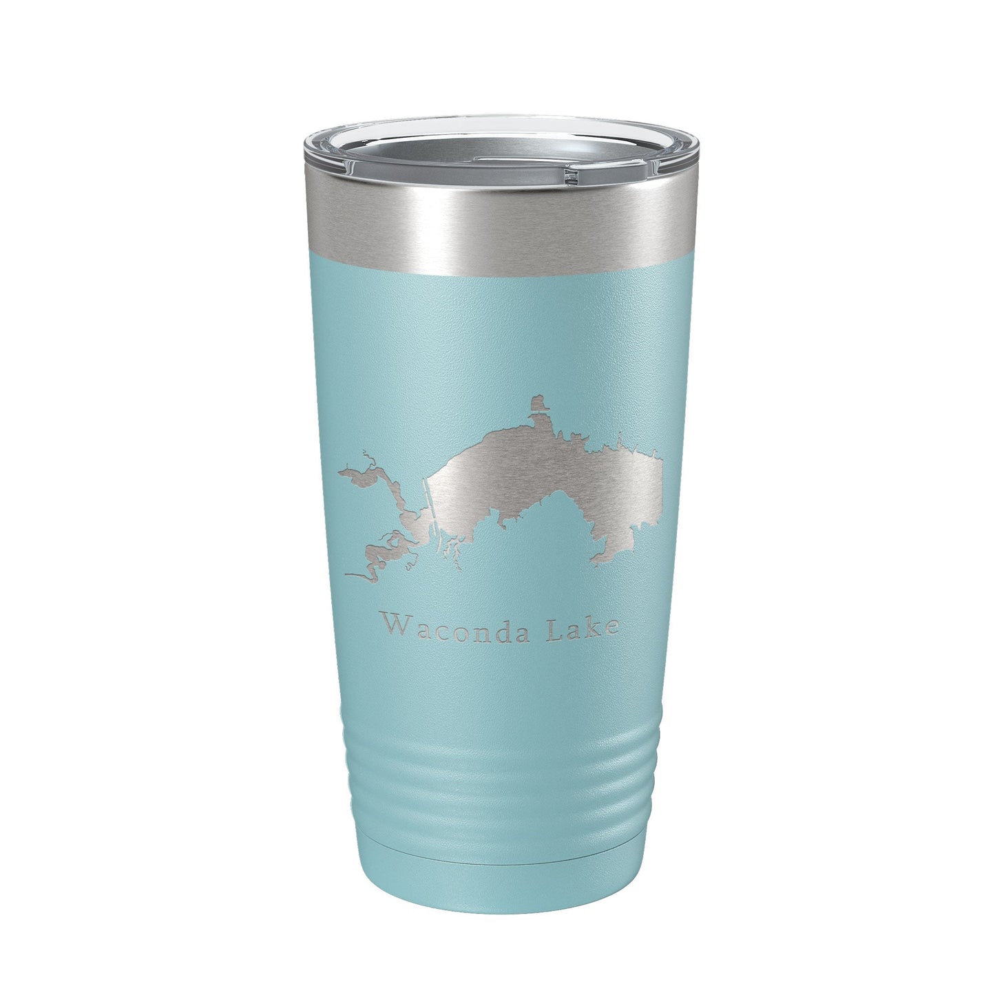 Waconda Lake Map Tumbler Travel Mug Insulated Laser Engraved Coffee Cup Kansas 20 oz-13