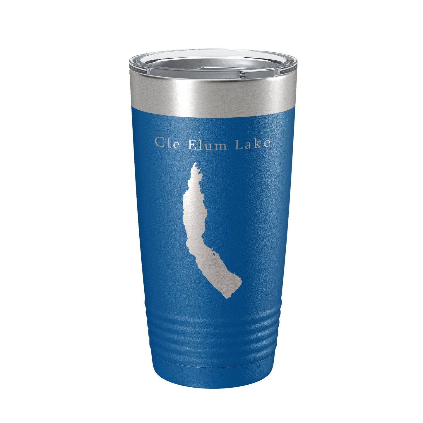 Cle Elum Lake Map Tumbler Travel Mug Insulated Laser Engraved Coffee Cup Washington 20 oz-6