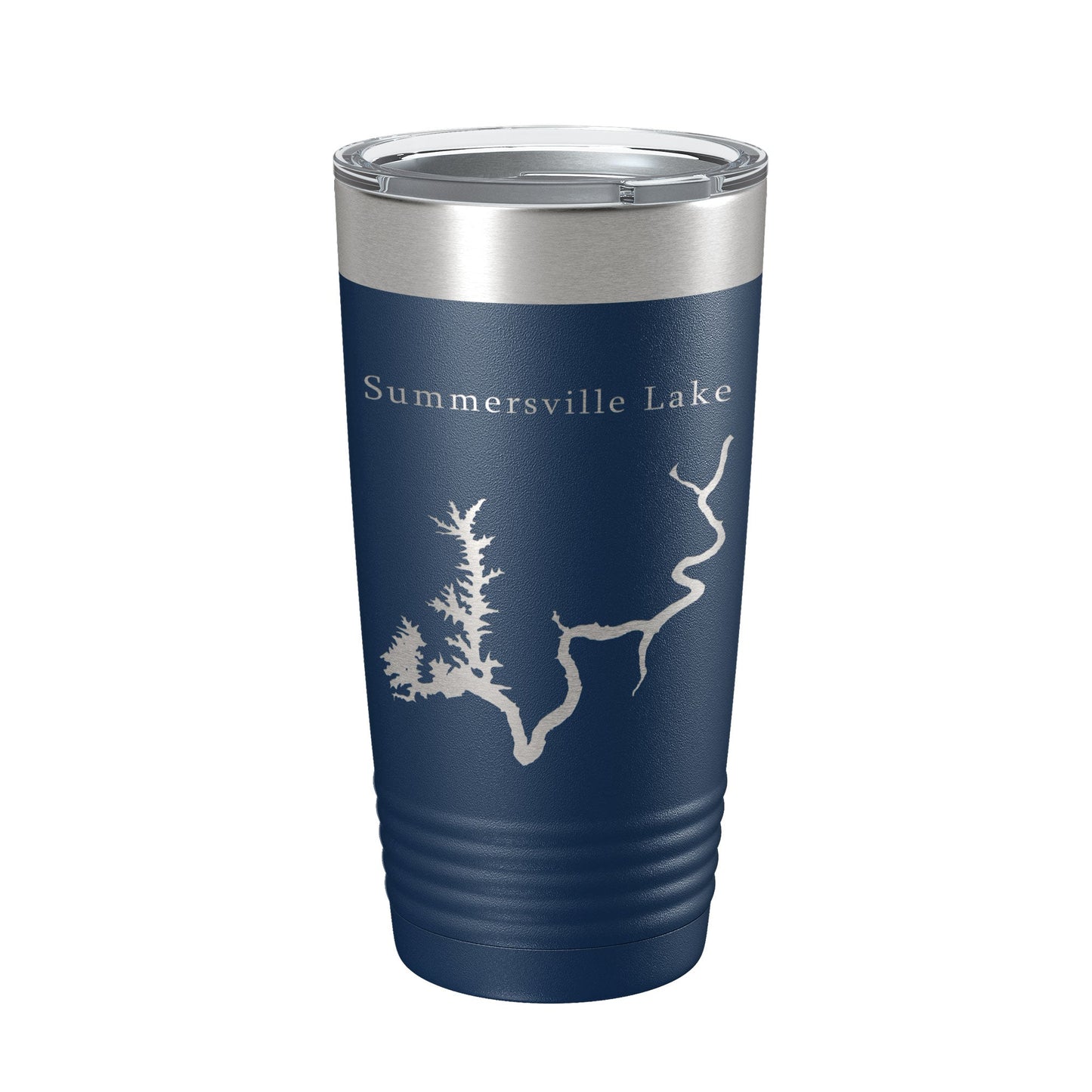 Summersville Lake Map Tumbler Travel Mug Insulated Laser Engraved Coffee Cup West Virginia 20 oz-8