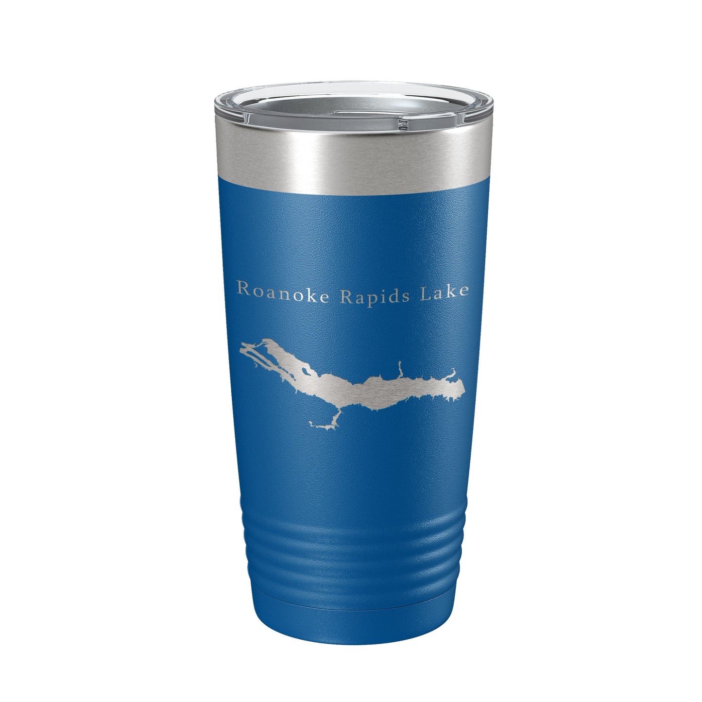 Roanoke Rapids Lake Map Tumbler Travel Mug Insulated Laser Engraved Coffee Cup North Carolina 20 oz-6