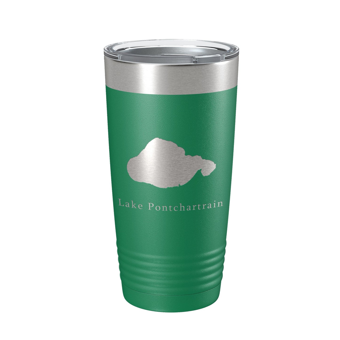Lake Pontchartrain Map Tumbler Travel Mug Insulated Laser Engraved Coffee Cup New Orleans, Louisiana 20 oz-9