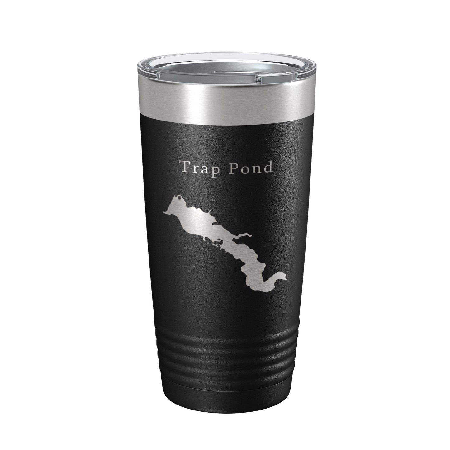 Trap Pond Tumbler Lake Map Travel Mug Insulated Laser Engraved Coffee Cup Delaware 20 oz-5