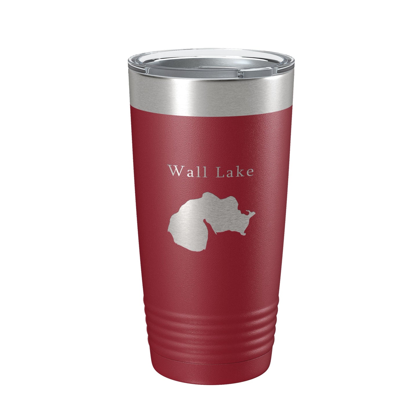 Wall Lake Map Tumbler Travel Mug Insulated Laser Engraved Coffee Cup Michigan 20 oz-18
