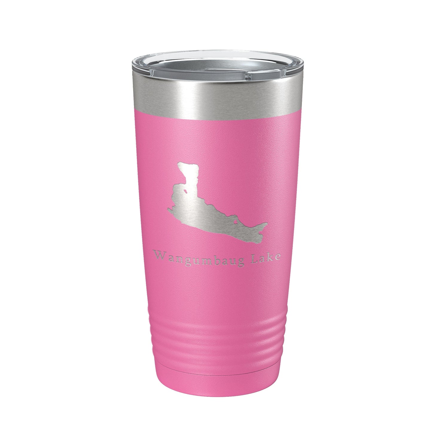 Wangumbaug Lake Map Tumbler Travel Mug Insulated Laser Engraved Coffee Cup Connecticut 20 oz-11