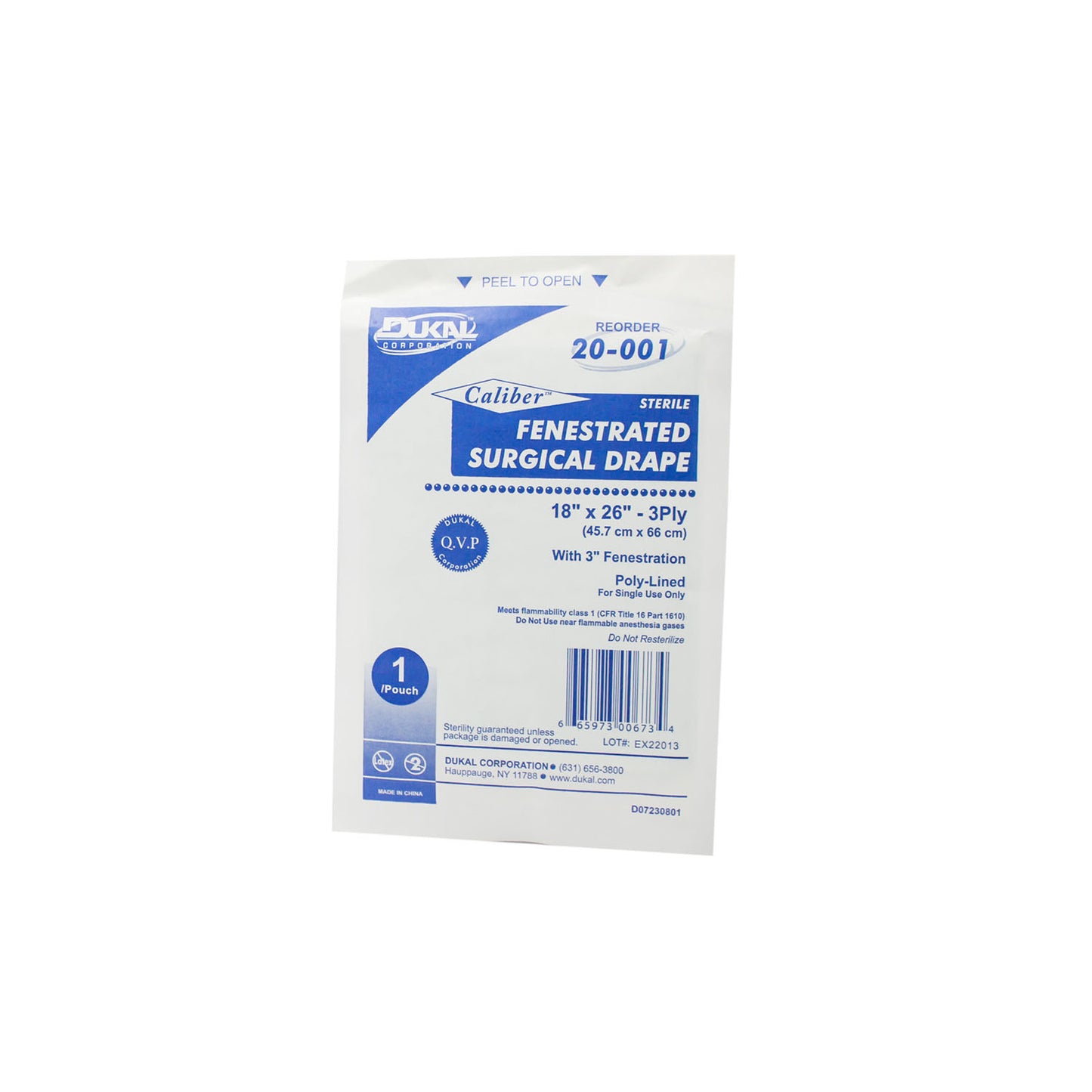 Dukal Surgical Drapes, DUK 20-001