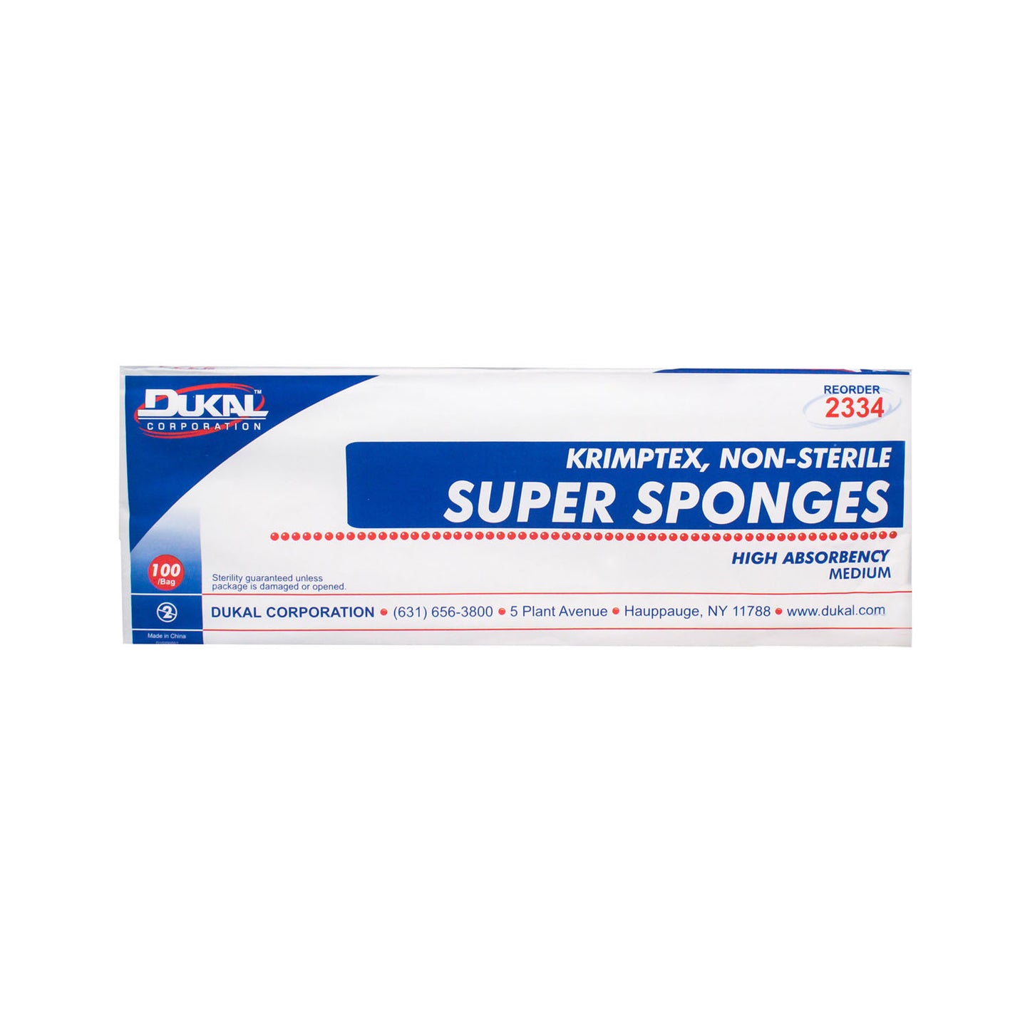 Dukal Super Sponges, DUK 2334