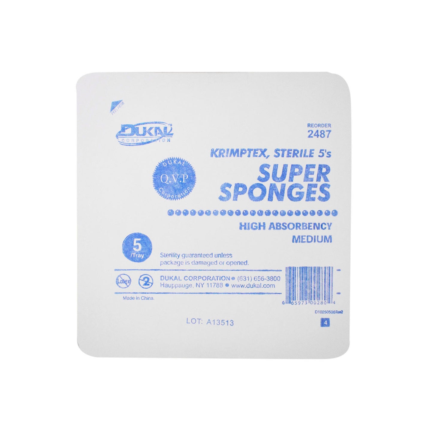 Dukal Super Sponges, DUK 2487