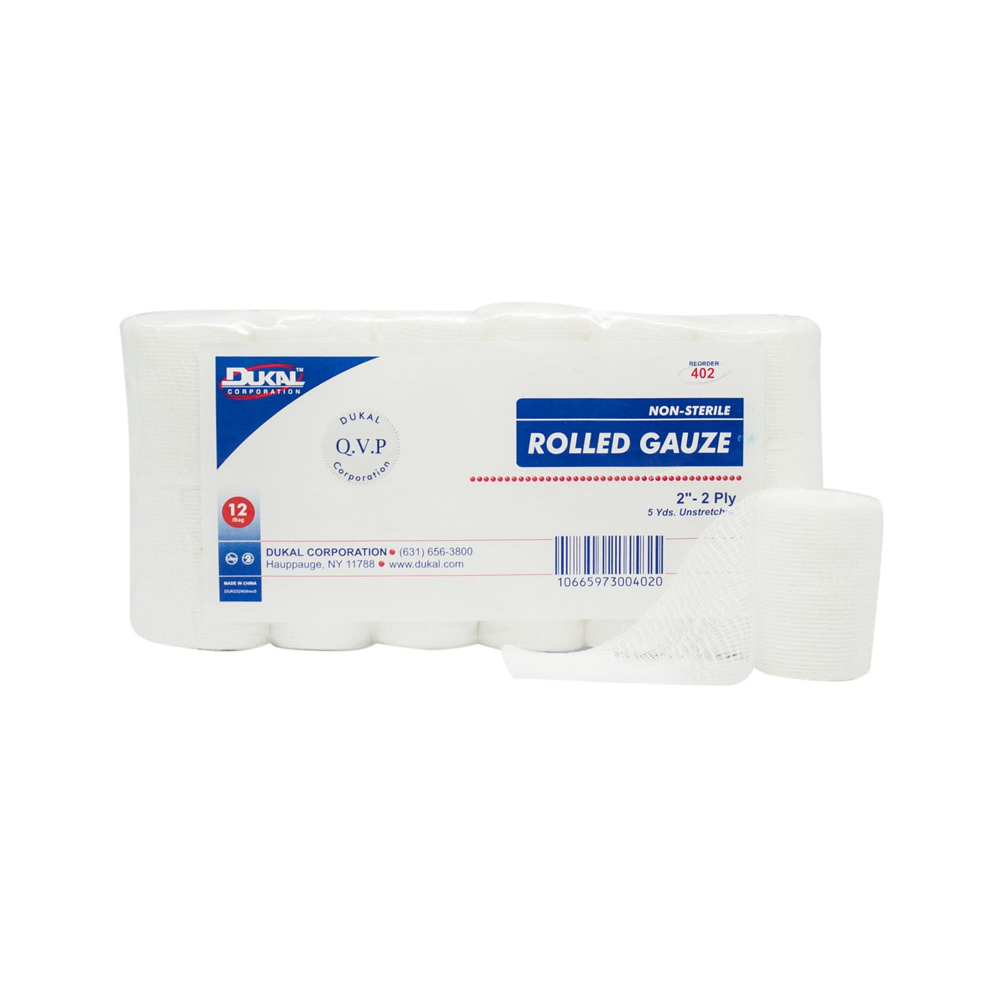 Dukal Rolled Gauze, DUK 402