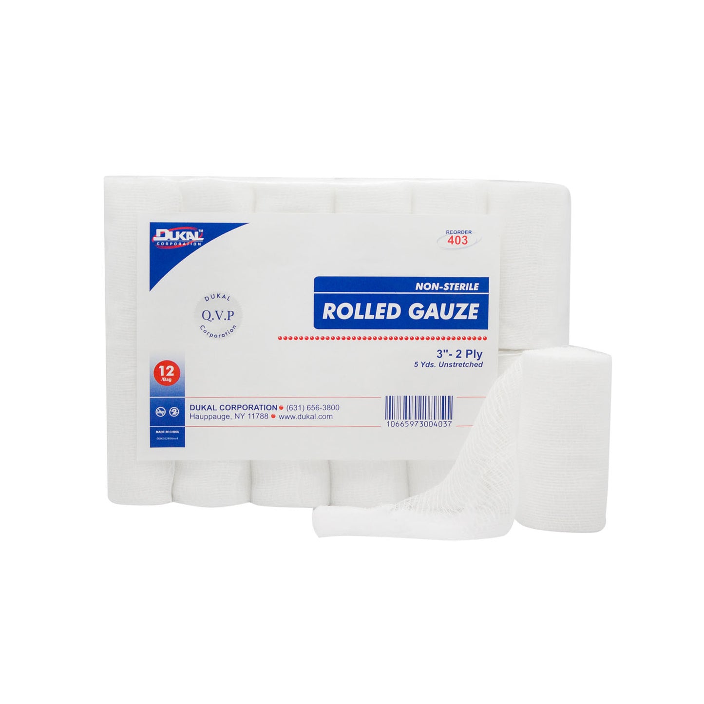 Dukal Rolled Gauze, DUK 403