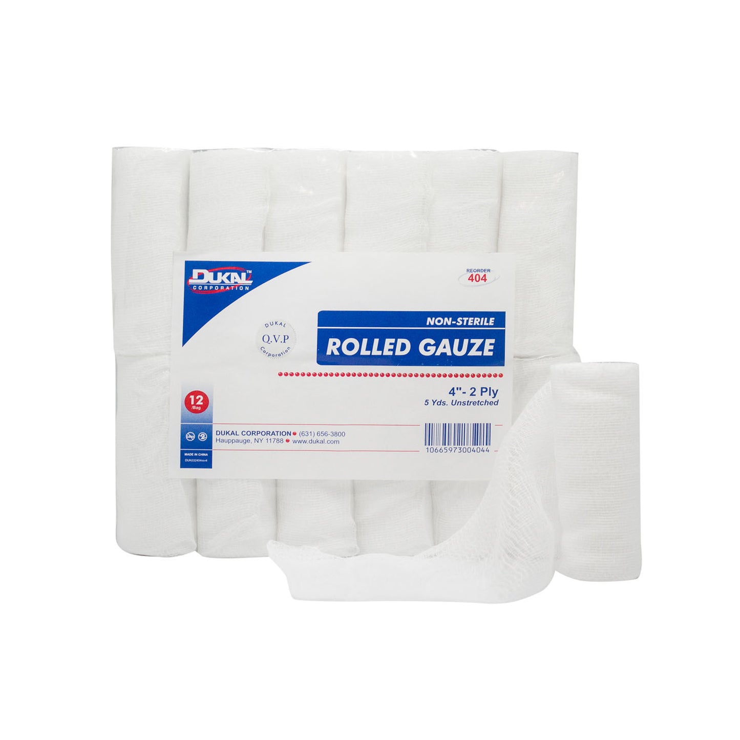 Dukal Rolled Gauze, DUK 404