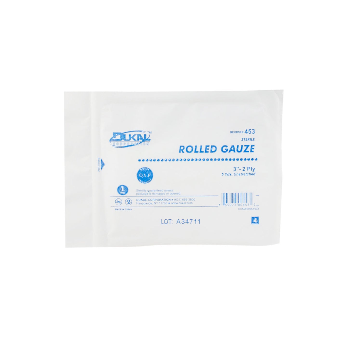 Dukal Rolled Gauze, DUK 453