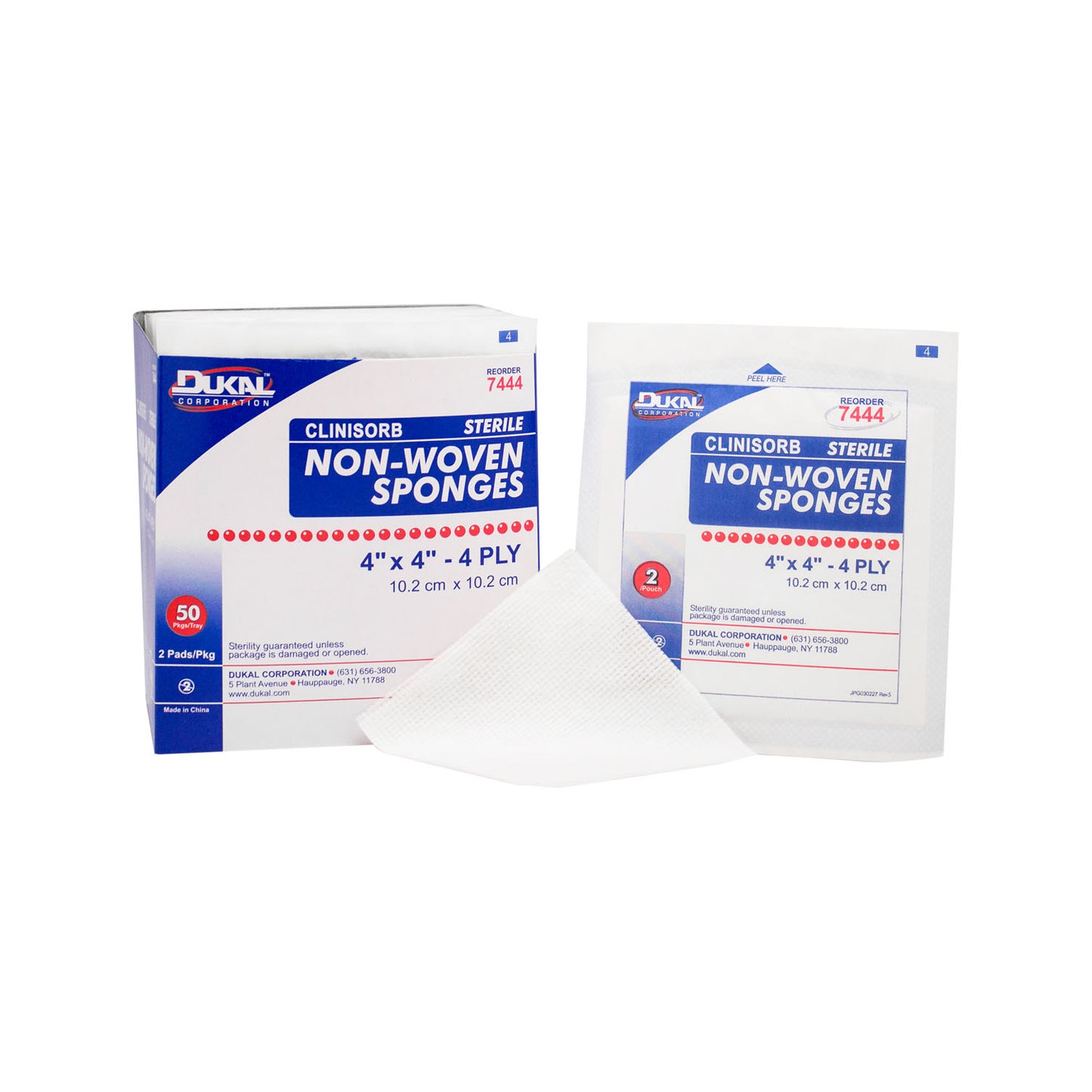 Dukal Clinisorb Non-Woven Sponges, DUK 7444