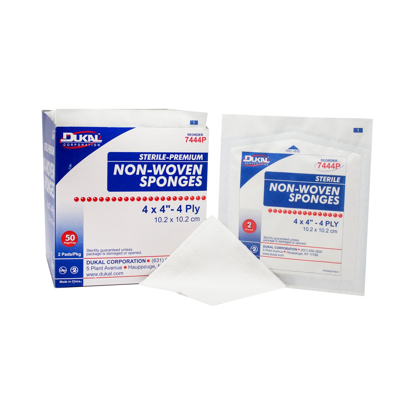 Dukal Premium Non-Woven Sponges, DUK 7444P