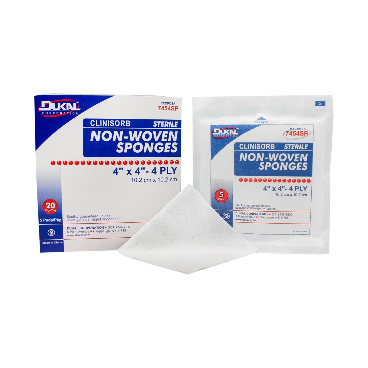 Dukal Clinisorb Non-Woven Sponges, DUK 7454SP