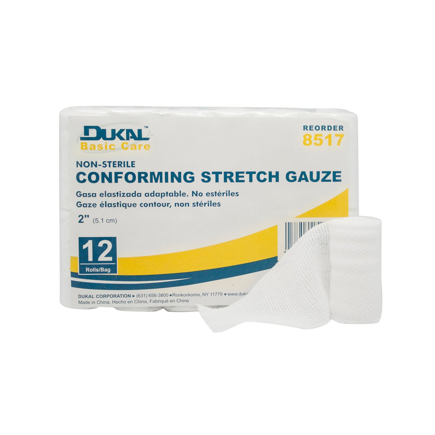 Dukal Basic Conforming Stretch Gauze, DUK 8517