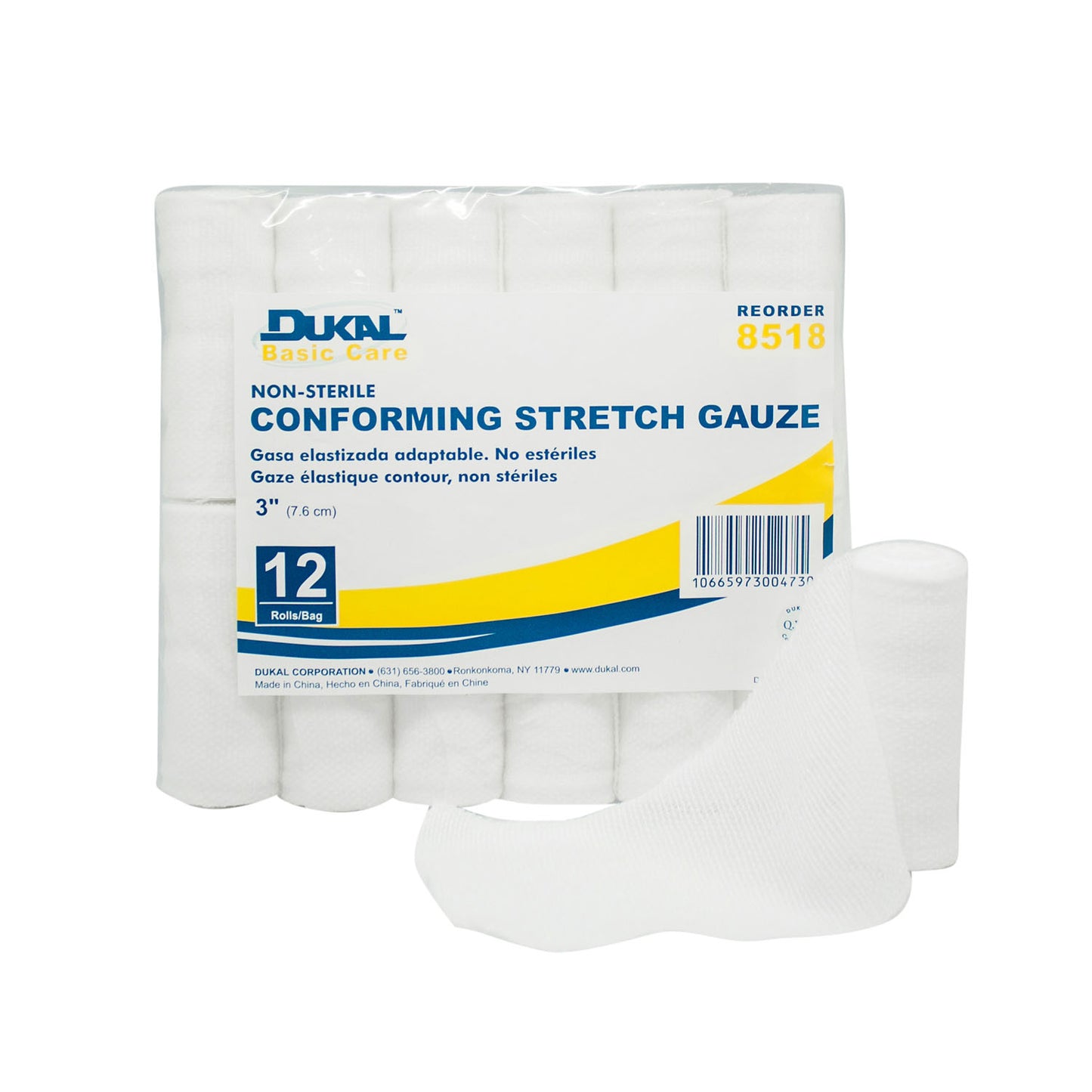 Dukal Basic Conforming Stretch Gauze, DUK 8518