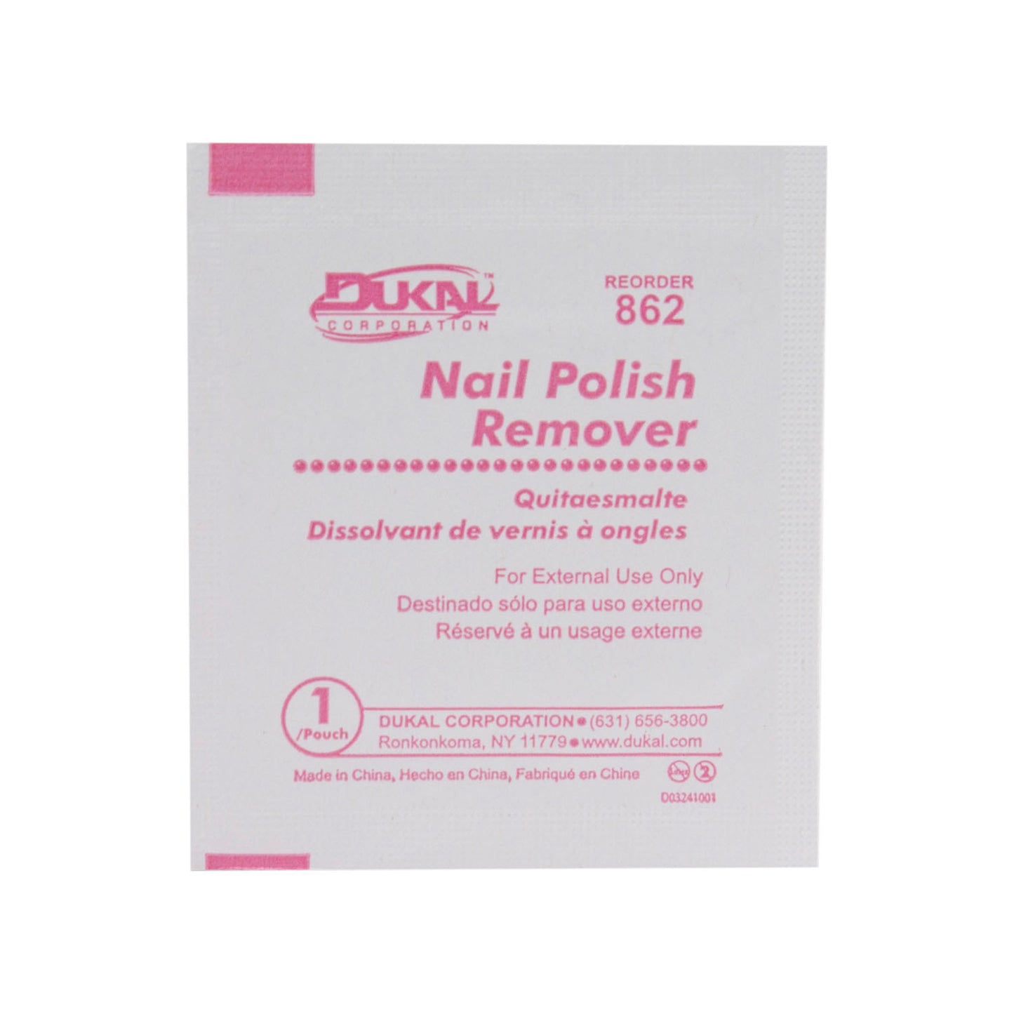 Dukal Nail Polish Remover, DUK 862