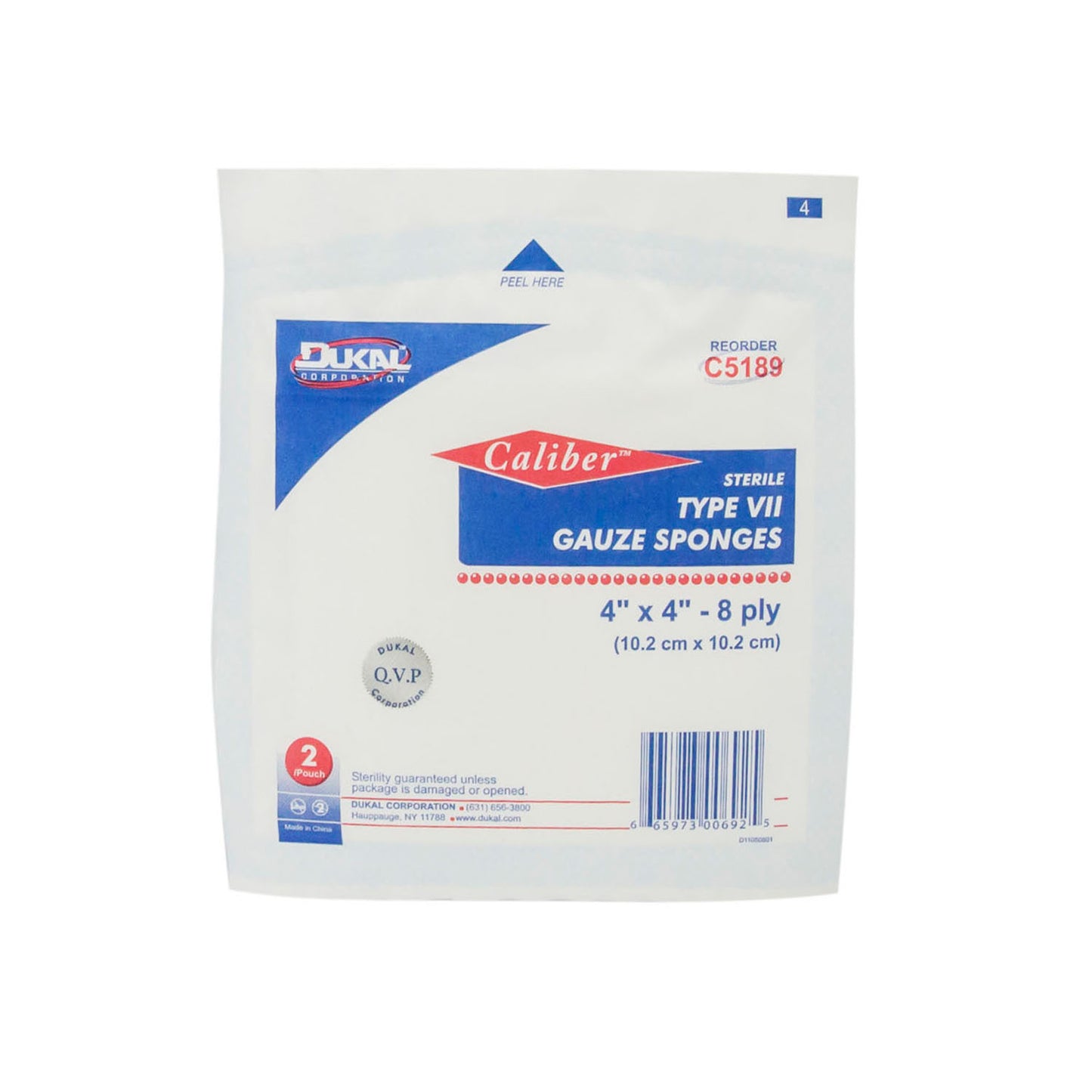 Dukal Caliber™ Gauze Sponges, DUK C5189
