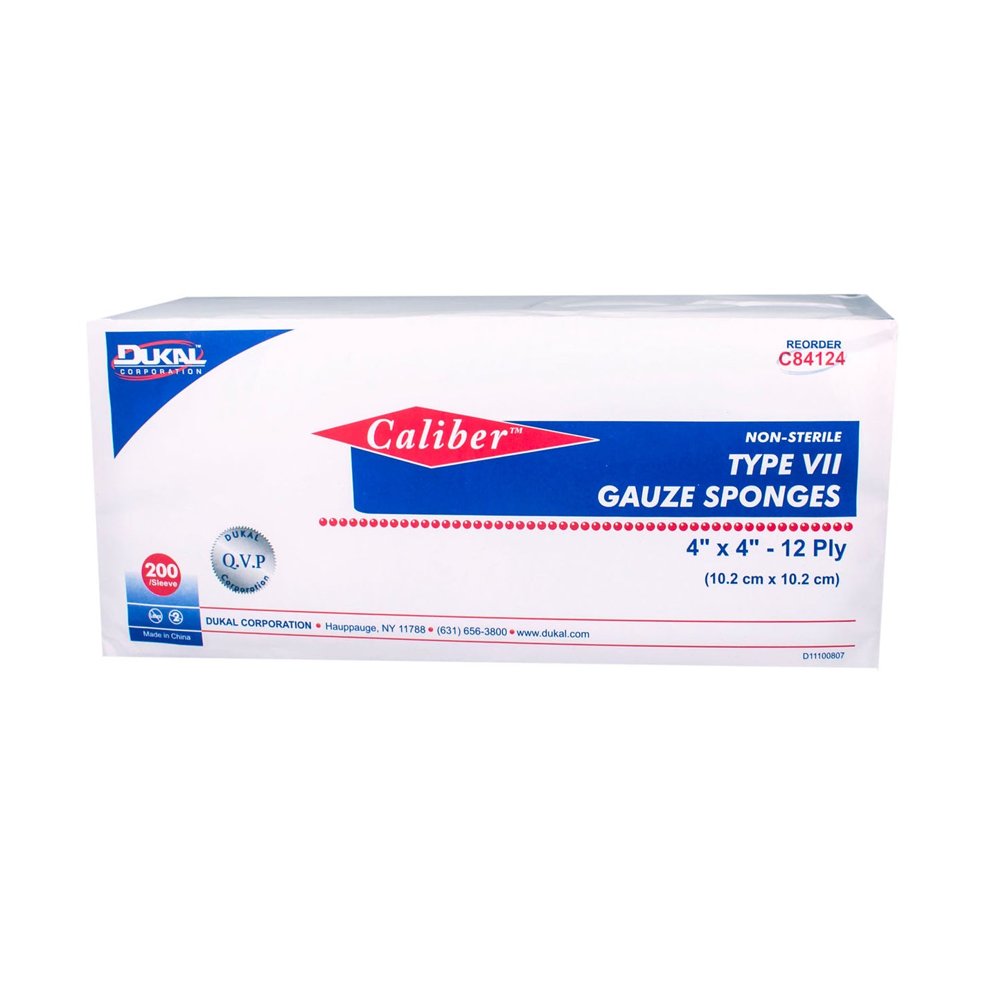 Dukal Caliber™ Gauze Sponges, DUK C84124