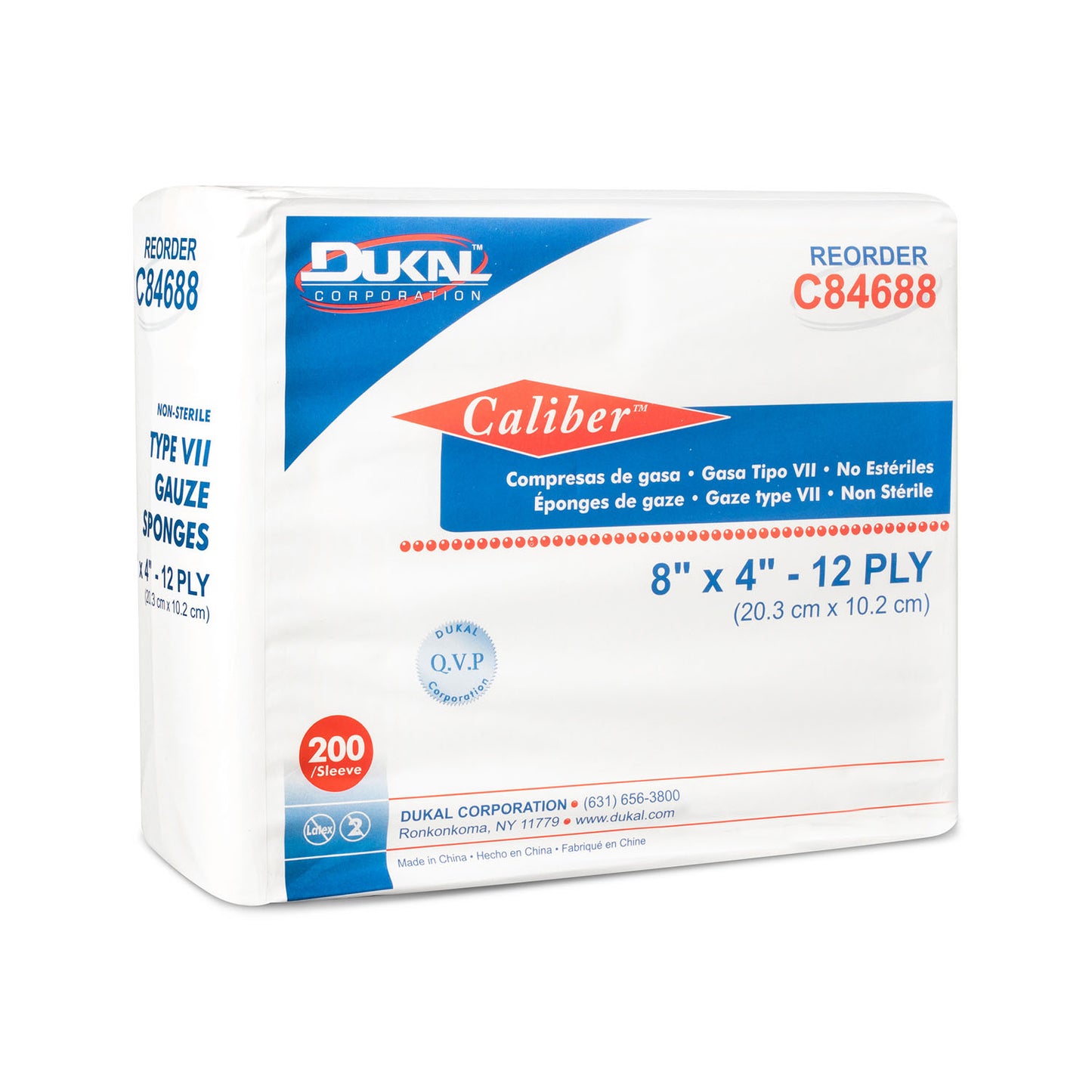 Dukal Caliber™ Gauze Sponges, DUK C84688