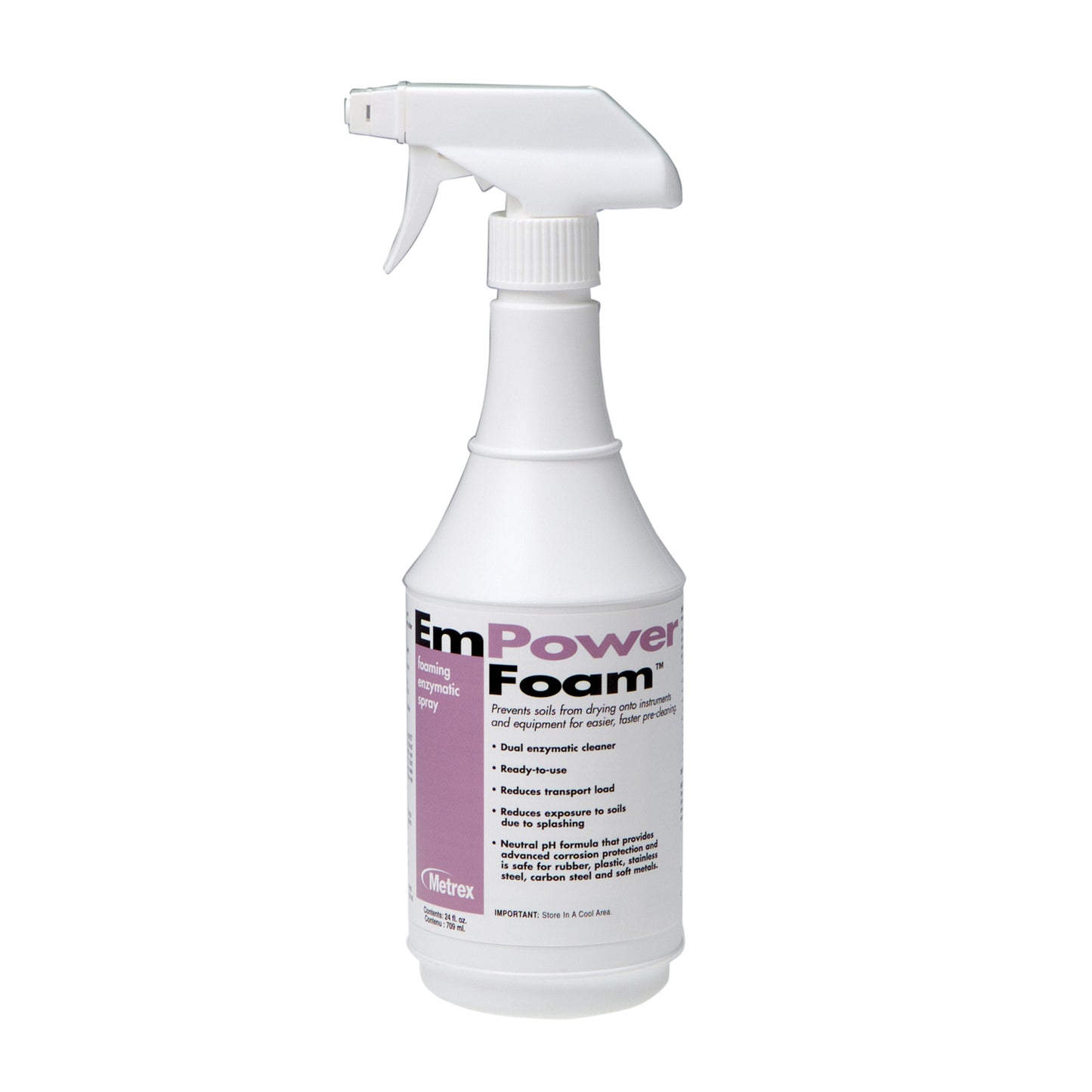 Metrex Empower™ Foam Foaming Enzymatic Spray, MET 10-4224