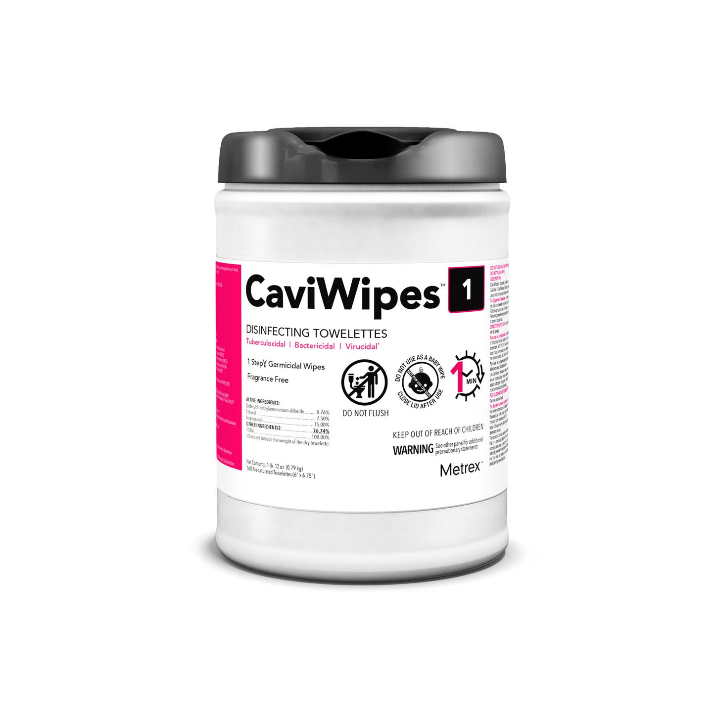 Metrex Caviwipes1™ Surface Disinfectant, MET 13-5100