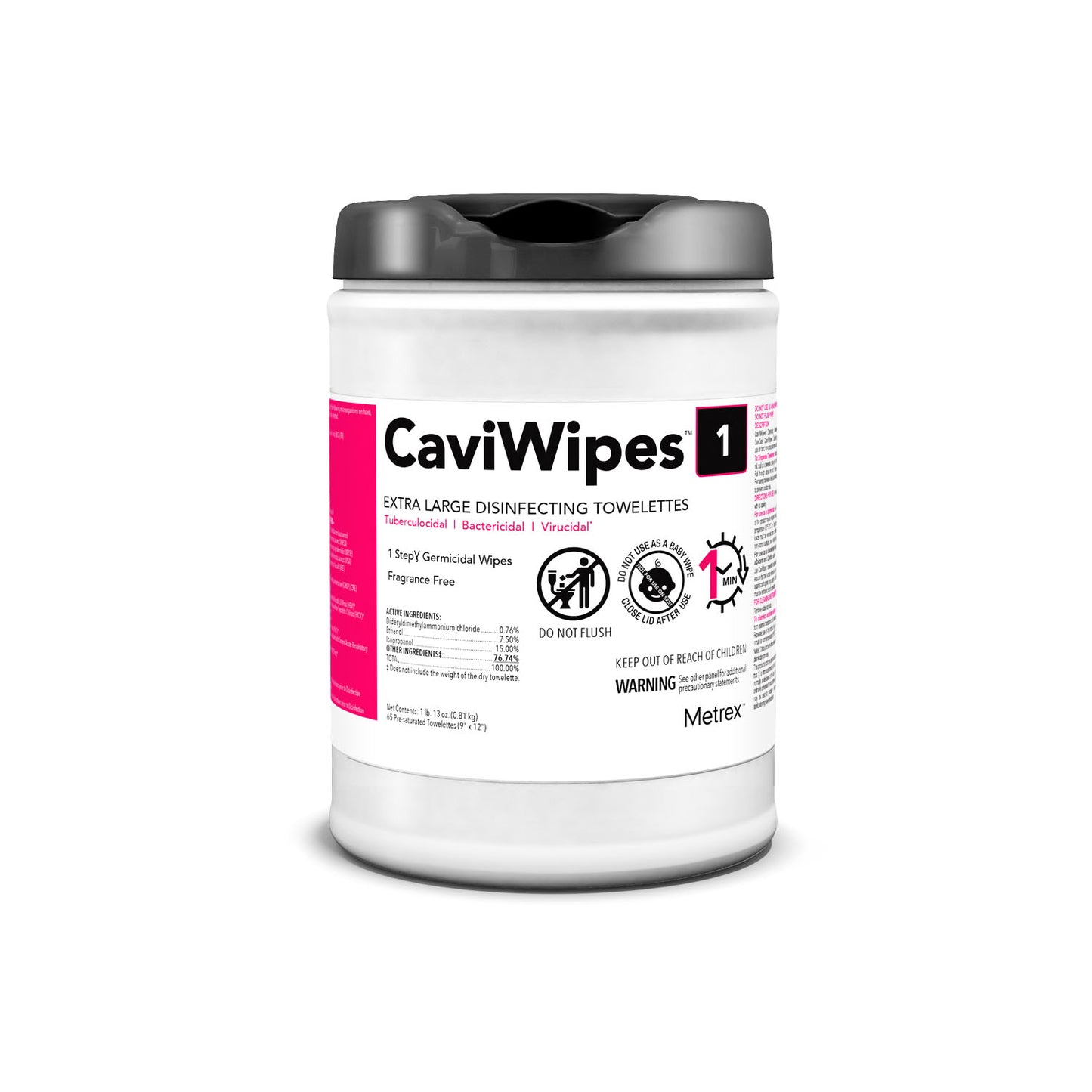 Metrex Caviwipes1™ Surface Disinfectant, MET 13-5150