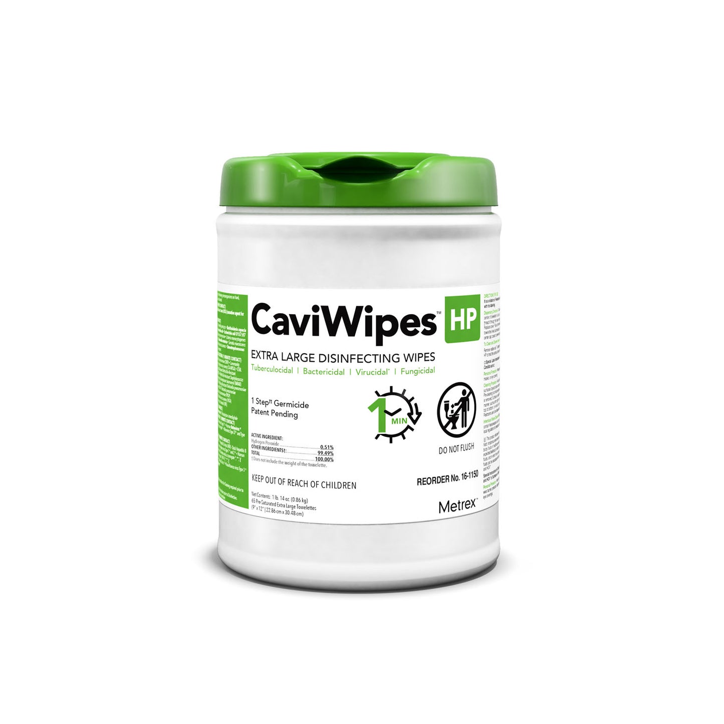 Metrex Caviwipes™ Disinfecting Towelettes, MET 16-1150