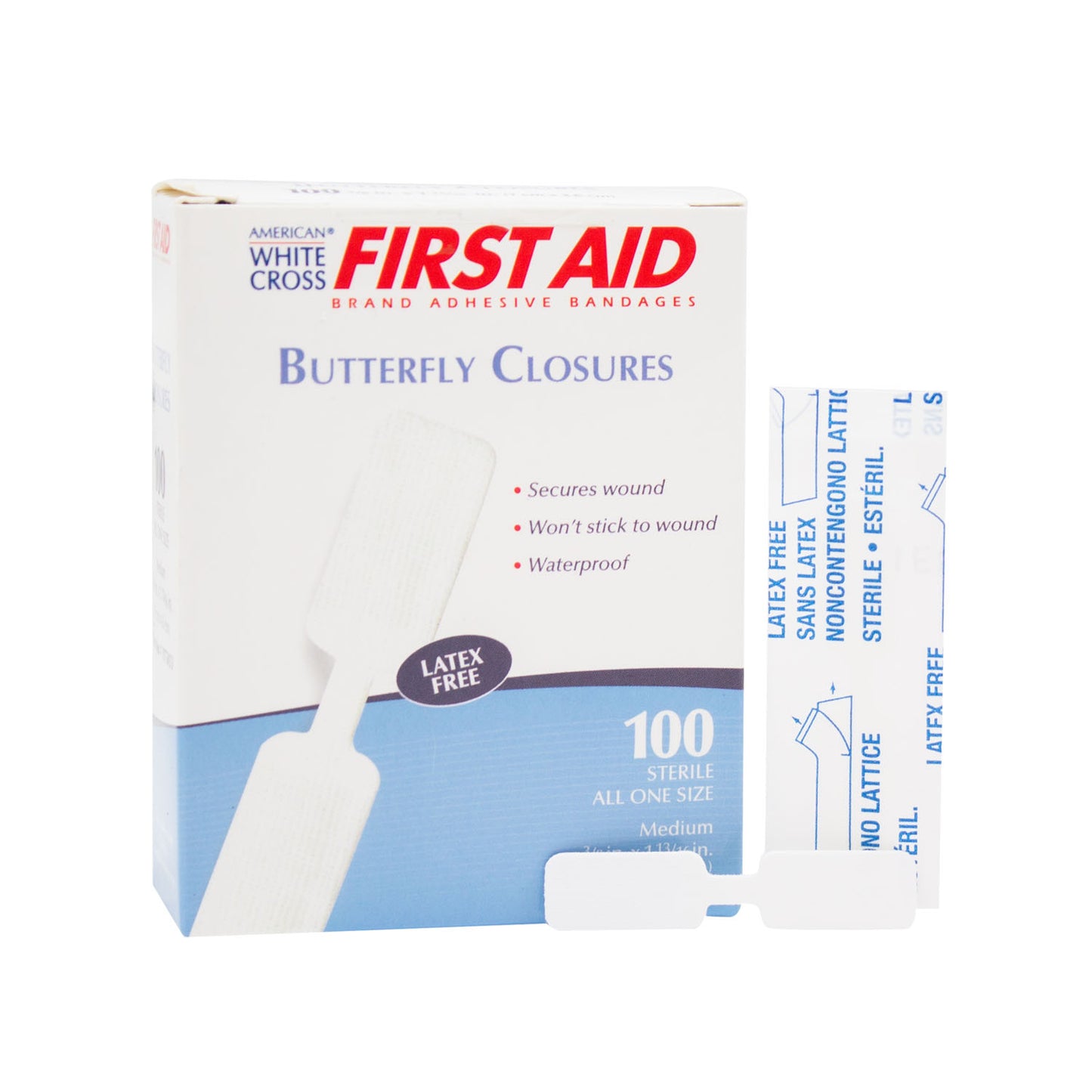 Dukal Butterfly Closures Adhesive Bandages, NUT 1975033