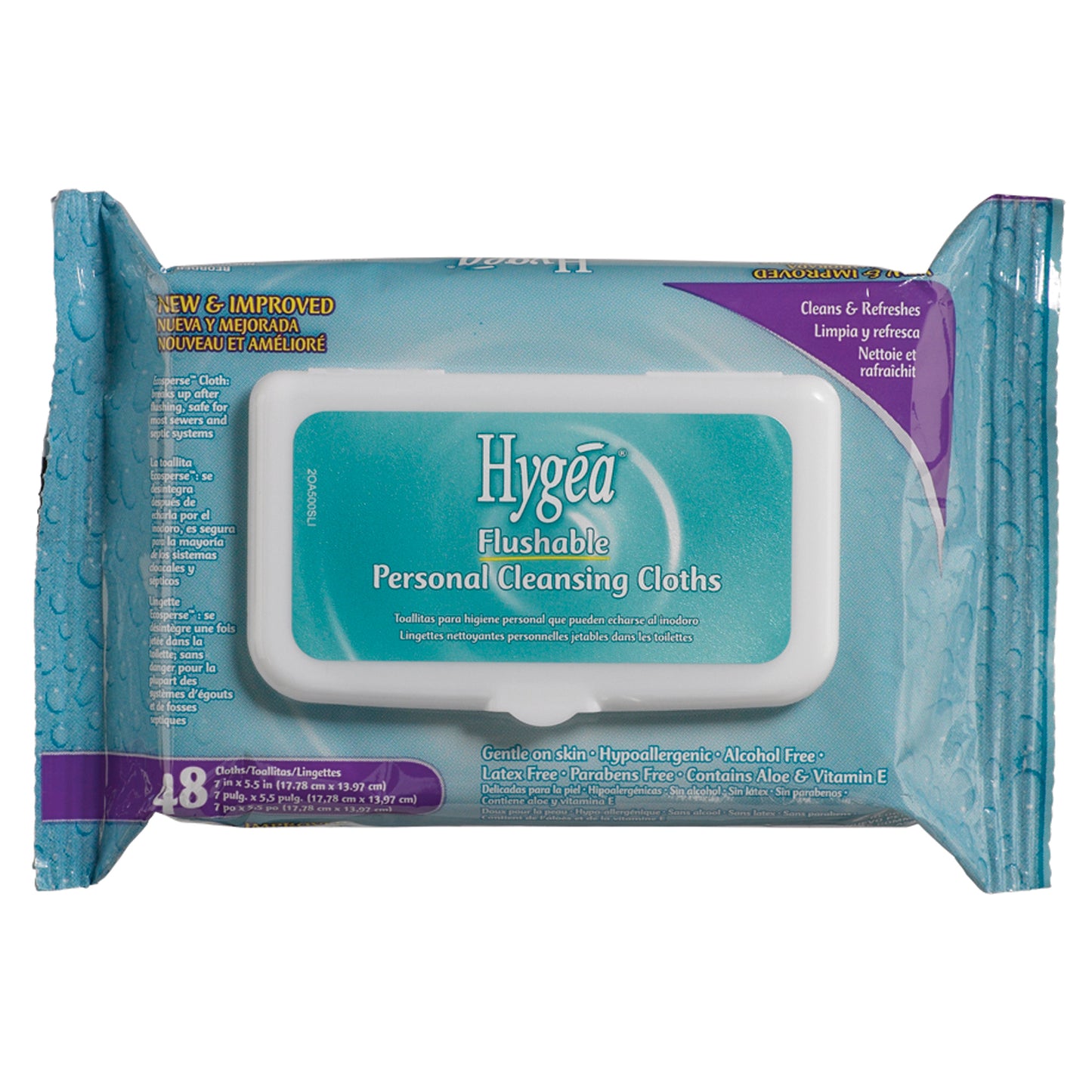 Pdi Hygea® Flushable Personal Cleansing Cloths, PDI A500F48