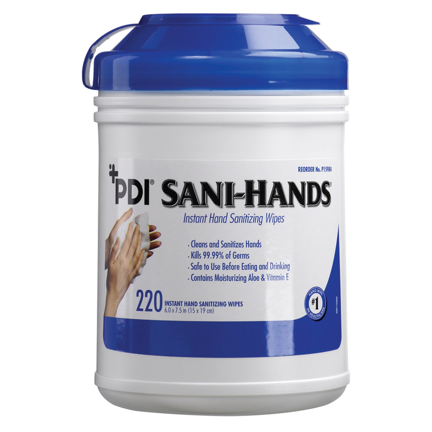 Pdi Sani-Hands® Instant Hand Sanitizing Wipes, PDI P15984