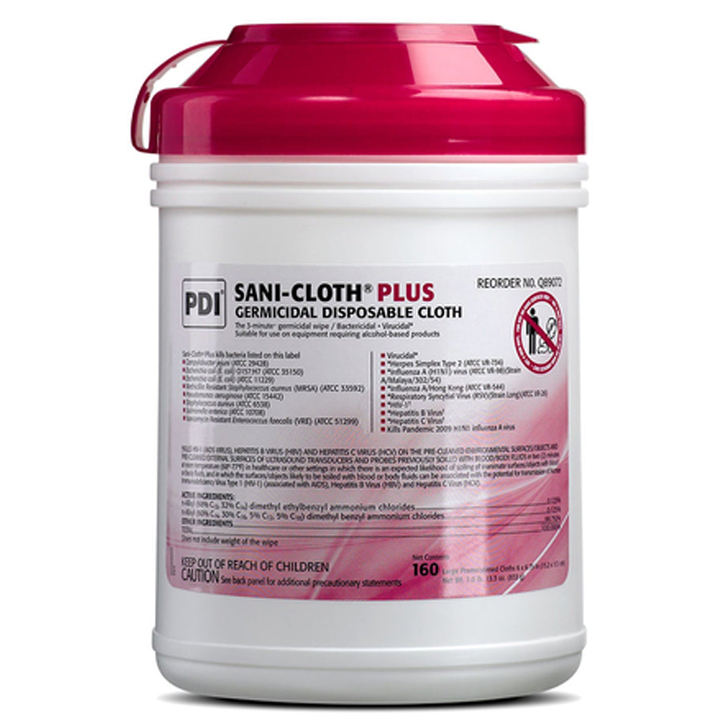 Pdi Sani-Cloth Plus® Germicidal Disposable Cloth, PDI Q89072