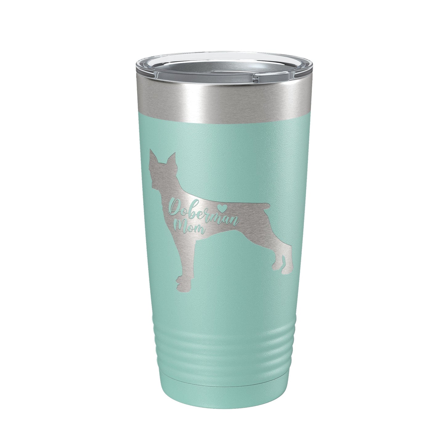 Doberman Mom Tumbler Dog Travel Mug Gift Insulated Laser Engraved Coffee Cup Dobe Dobie 20 oz-12