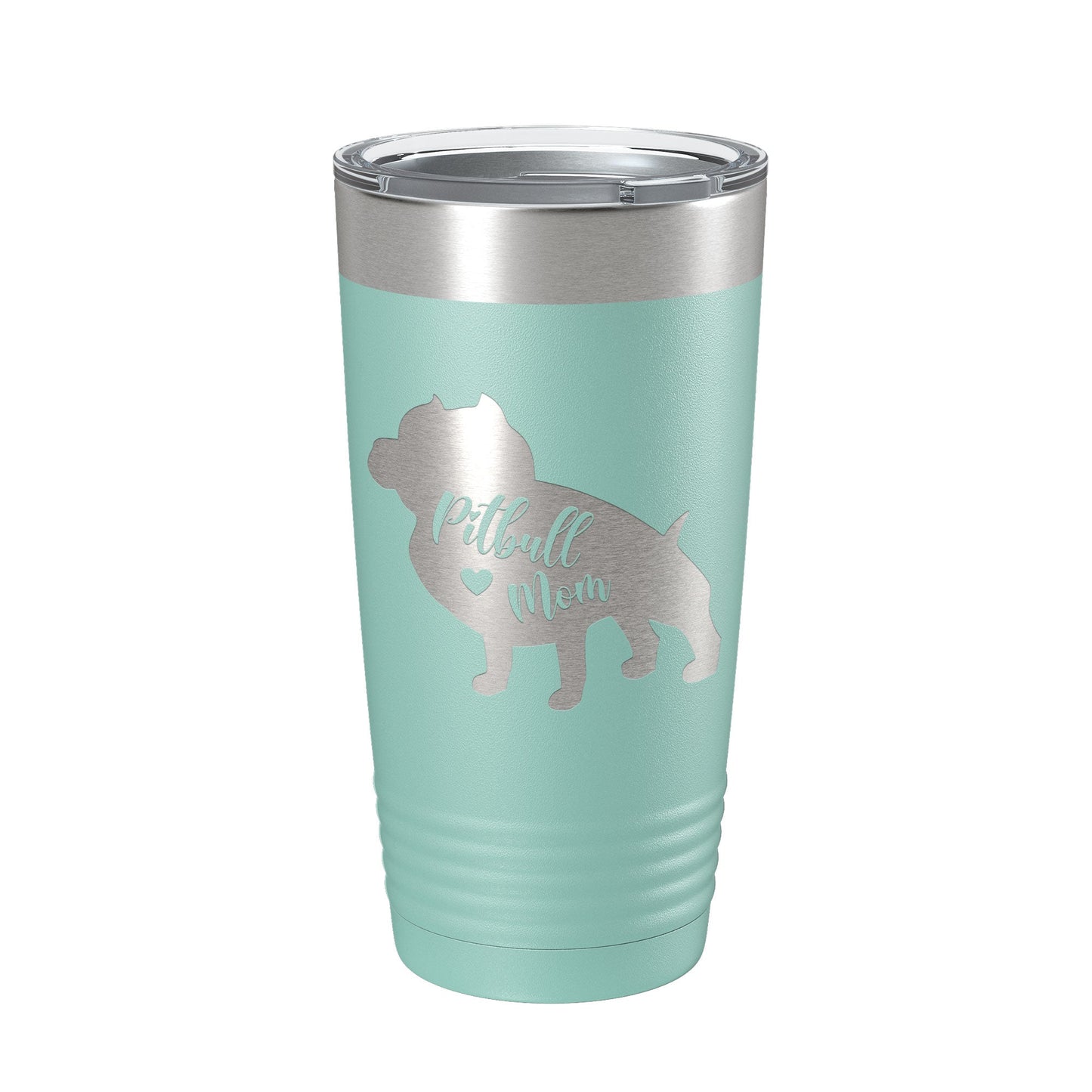 Pitbull Mom Tumbler Dog Travel Mug Gift Insulated Laser Engraved Coffee Cup Pit Bull 20 oz-12