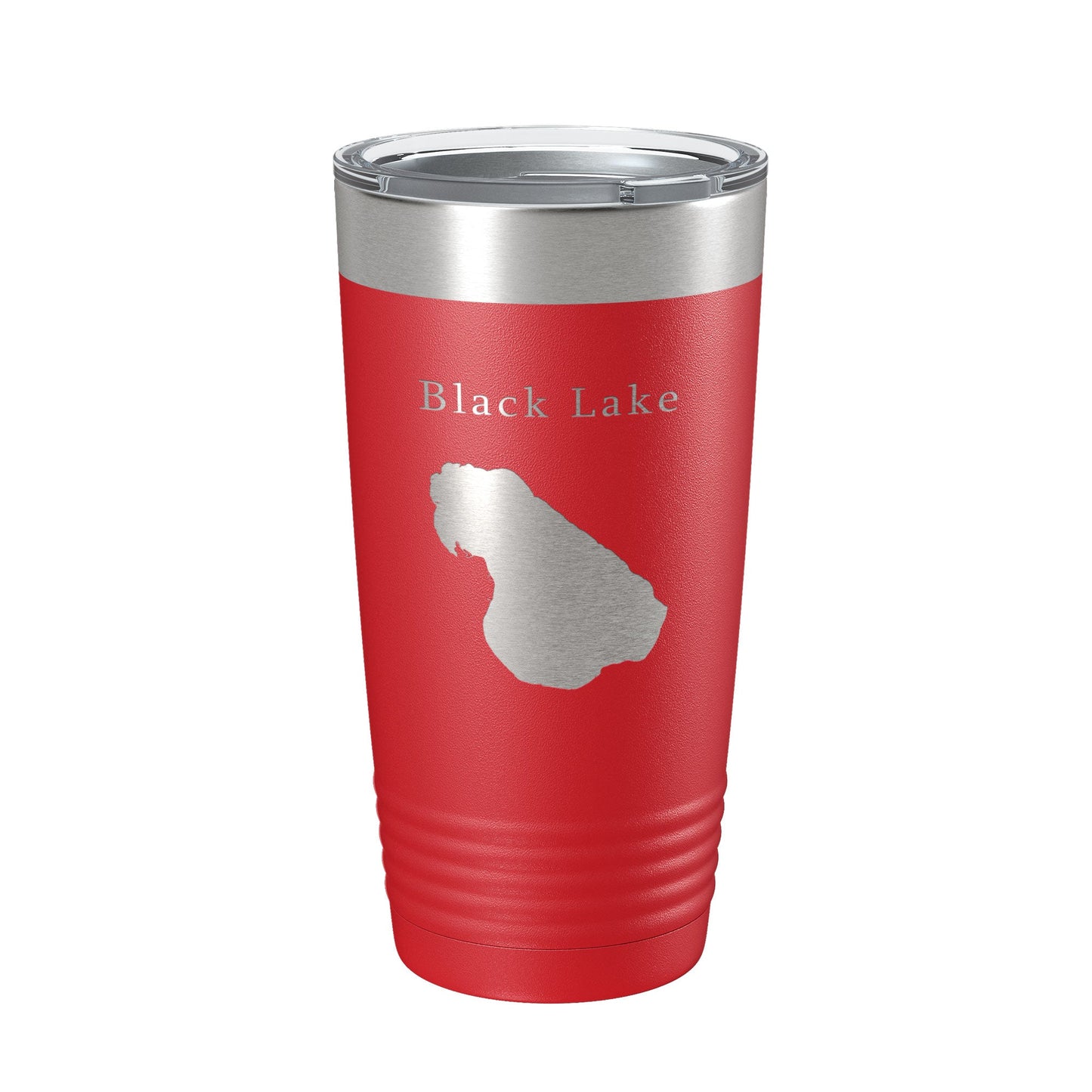 Black Lake Map Tumbler Travel Mug Insulated Laser Engraved Coffee Cup Michigan 20 oz-10
