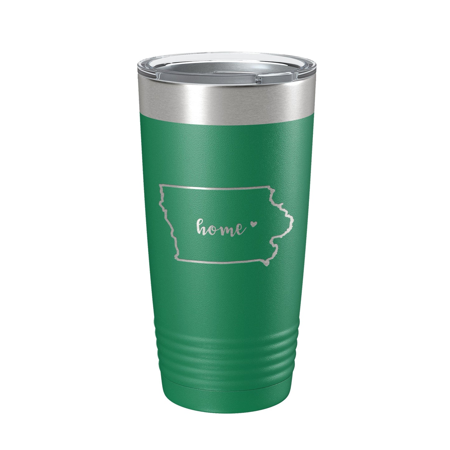 Iowa Tumbler Home State Travel Mug Insulated Laser Engraved Map Coffee Cup 20 oz-9