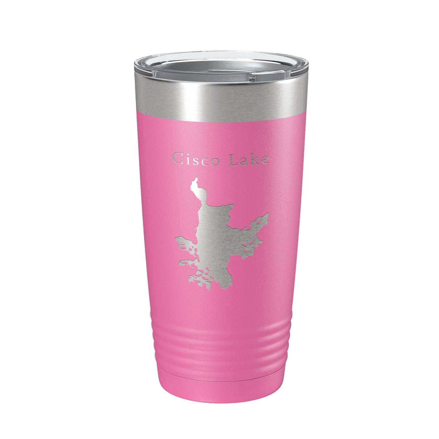 Cisco Lake Map Tumbler Travel Mug Insulated Laser Engraved Coffee Cup Michigan 20 oz-11