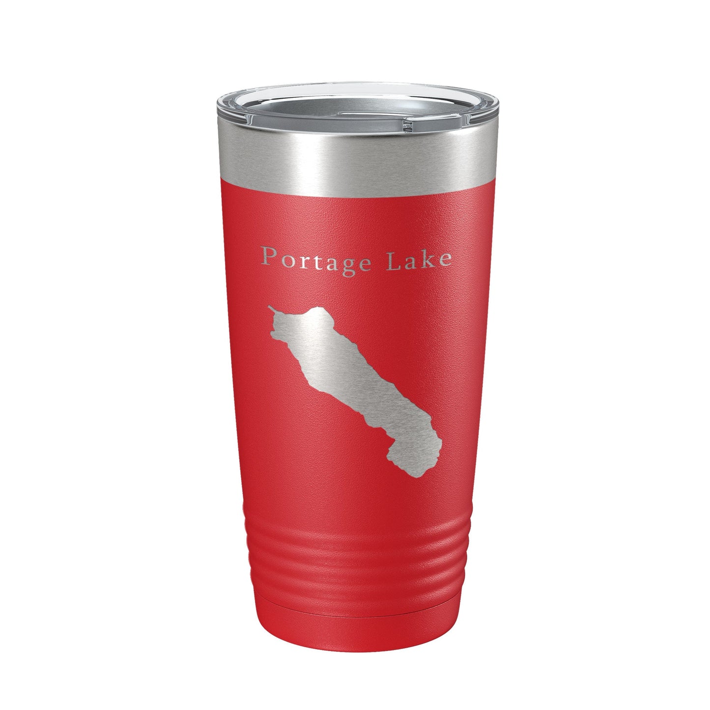 Portage Lake Map Tumbler Travel Mug Insulated Laser Engraved Coffee Cup Alaska 20 oz-10