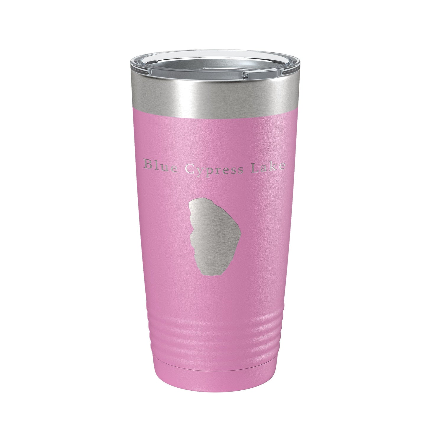 Blue Cypress Lake Map Tumbler Travel Mug Insulated Laser Engraved Coffee Cup Florida 20 oz-14
