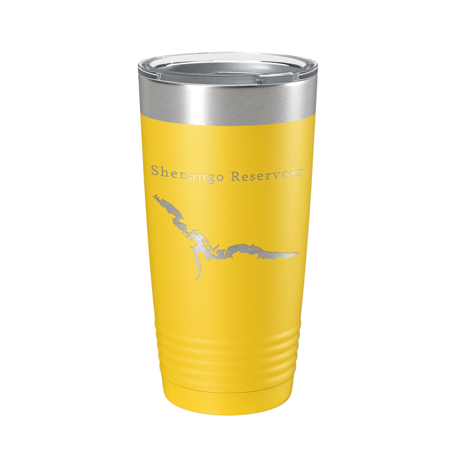 Shenango Reservoir Tumbler Lake Map Travel Mug Insulated Laser Engraved Coffee Cup Pennsylvania 20 oz-19