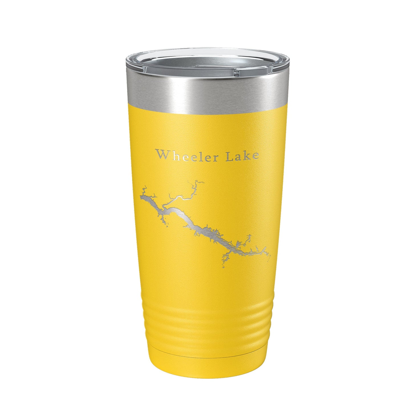 Wheeler Lake Map Tumbler Travel Mug Insulated Laser Engraved Coffee Cup Alabama 20 oz-19