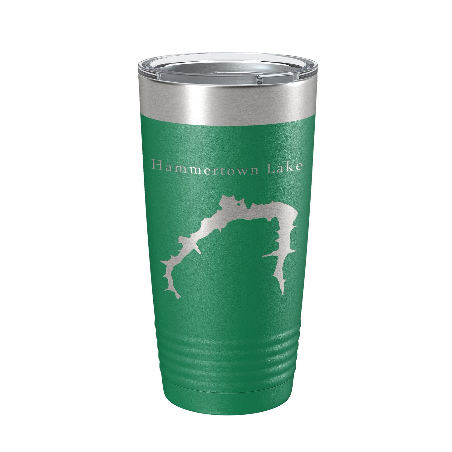 Hammertown Lake Map Tumbler Travel Mug Insulated Laser Engraved Coffee Cup Jackson City Reservoir Ohio 20 oz-9