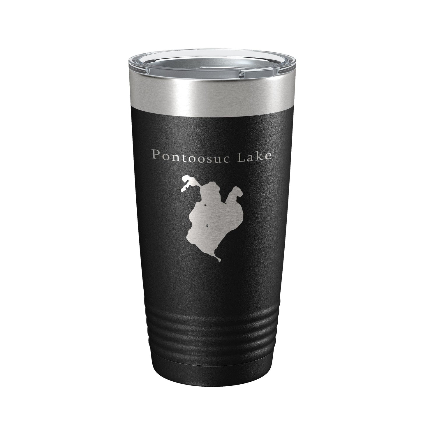 Pontoosuc Lake Map Tumbler Travel Mug Insulated Laser Engraved Coffee Cup Massachusetts 20 oz-5