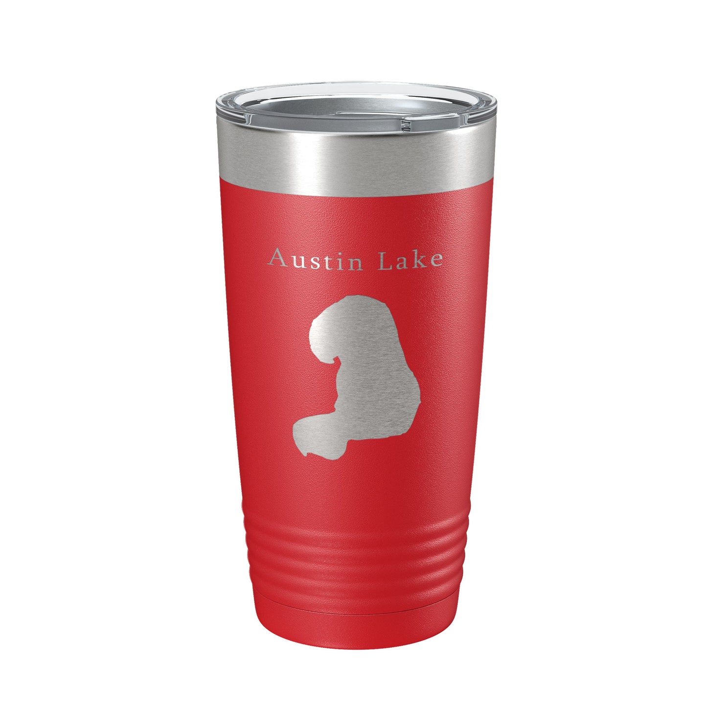 Austin Lake Map Tumbler Travel Mug Insulated Laser Engraved Coffee Cup Michigan 20 oz-10