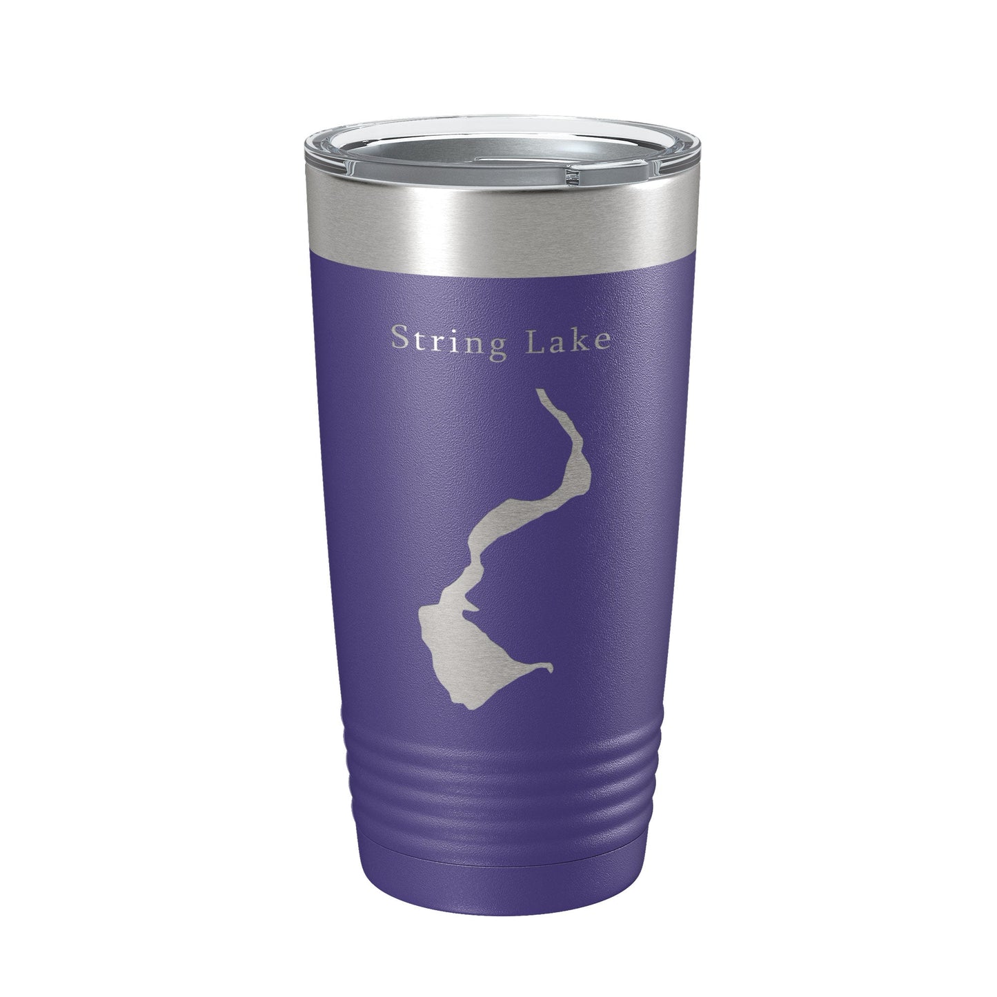 String Lake Map Tumbler Travel Mug Insulated Laser Engraved Coffee Cup Grand Teton Wyoming 20 oz-15