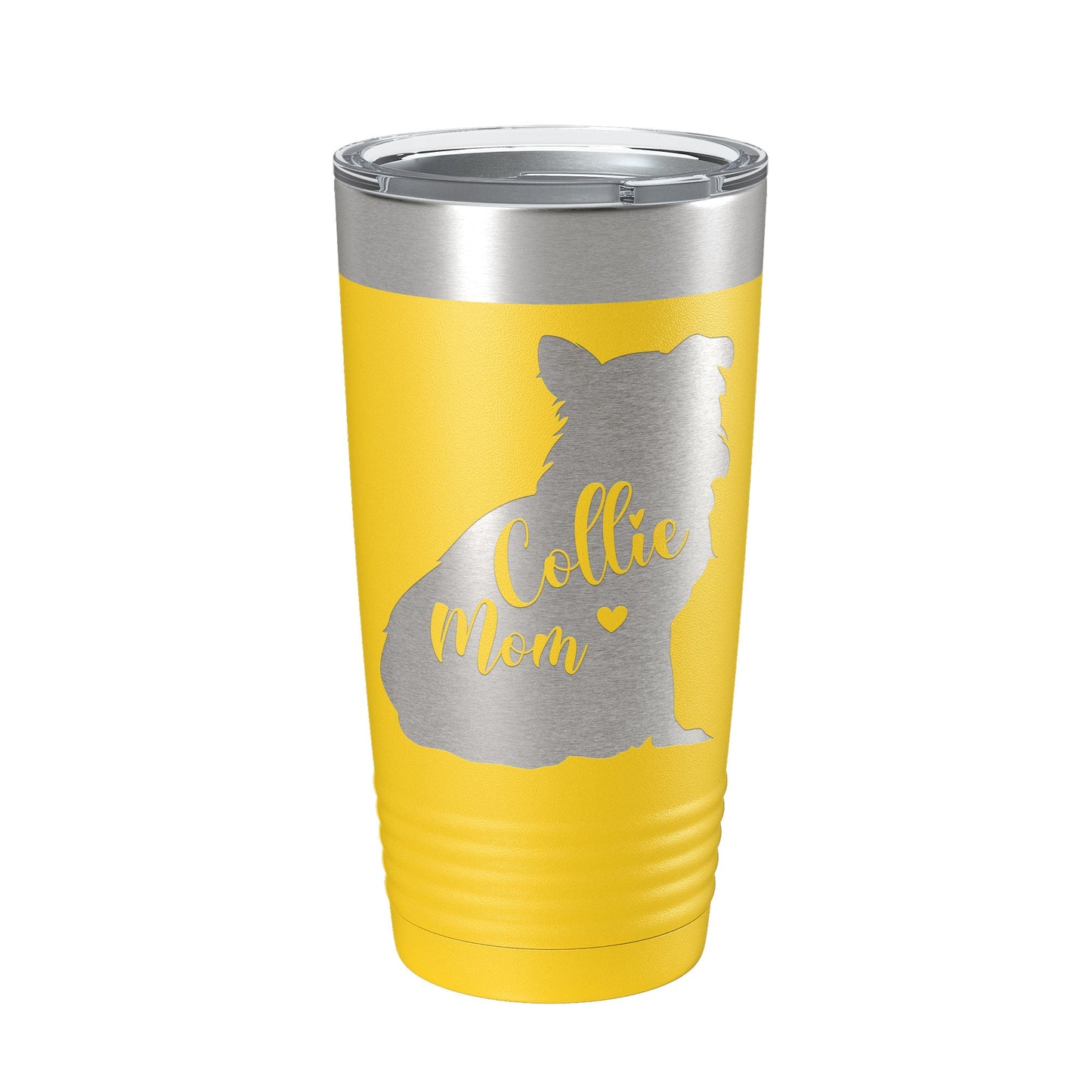 Collie Mom Tumbler Dog Travel Mug Gift Insulated Laser Engraved Coffee Cup 20 oz-19